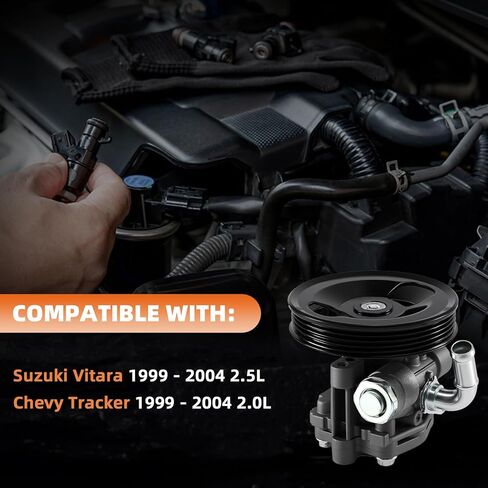 30020979 21-5149 21-5149 Power Steering Pump with Pulley Fits for Suzuki Vitara 2.5L Chevy Tracker 2.0L 1999-2004 in Saudi Arabia