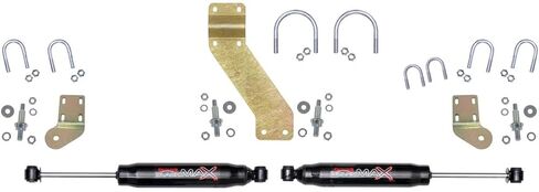 Skyjacker 66-77 Ford Bronco 4WD Black MAX Dual Stabilizer Kit w/ Black Cylinders in Kuwait