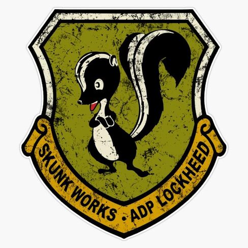 Magnet Skunk Works Magnetic Bumper Sticker 5" in Saudi Arabia