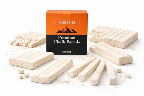 4OUR FAITH KitKat Bar Slate Chunks 800g | Natural Edible Chalk | Indian Limestone Candy Snack | Mineral-Rich Earthy Treat | Traditional Craving Satisfier in Kuwait