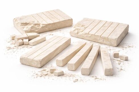 4OUR FAITH KitKat Bar Slate Chunks 800g | Natural Edible Chalk | Indian Limestone Candy Snack | Mineral-Rich Earthy Treat | Traditional Craving Satisfier in Kuwait