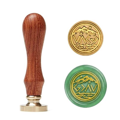 Jesus Wax Seal Stamp - Sacred Symbol for Envelopes, Invitations, Crafts - Premium Quality Brass Seal - Ideal Gift for Christians (Christ 6 Patterns) in Saudi Arabia