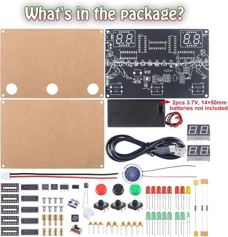 DIY 3-in-1 Game Console Soldering Practice Kit with LED Sound Effects, STEM Solder Project for Electronics Hobby, Fun Hands-On Build for School Educational Learning, Creative Present in Kuwait