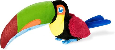 P.L.A.Y. PET LIFESTYLE AND YOU P.L.A.Y, Fletching Flock Tito The Toucan Plush Dog Toy in Saudi Arabia