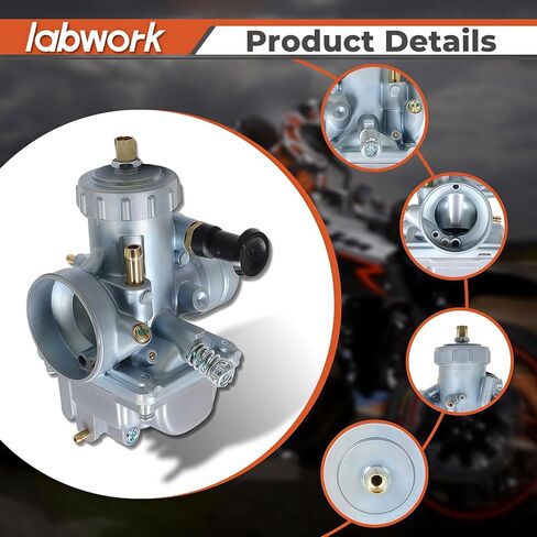 استبدال المكربن ​​Labwork لياماها DT100 1974-1979 DT125 1977-1981 DT175 1974-1981 RT100 RT180 TTR125 TTR125E TTR125L Carb in Kuwait