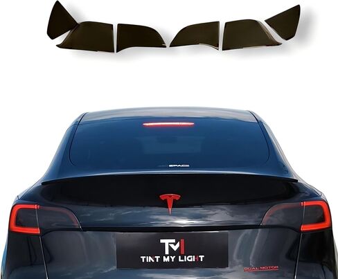 أغطية إضاءة أكريليك مدخنة لـ Tesla Model 3 (2016-2023) وModel Y (2021+) (أغطية مصابيح الرأس) in Kuwait