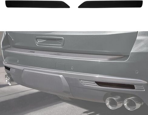 أغطية مصابيح الضباب الخلفية من JeCar، إطار مصباح الضباب المدخن متوافق مع Chevy Suburban 2020-2024، لـ GMC Yukon & Tahoe 2021-2024، أسود مدخن in Kuwait
