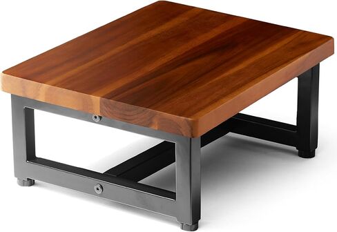 Wooden Step Stool, 13'' Heavy Duty Step Stool for Adults with Convenient Handle, Wooden Stepping Stool Hold up to 500 lbs, Heavy Duty/Nonslip/Durable Construction Safe Step Stool for Bedroom/Kitchen in Kuwait