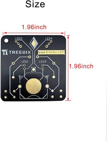 Treedix مجموعتان من مشاريع ممارسة اللحام، مجموعات إلكترونية ذاتية الصنع، لوحات دوائر، لوحة تدريب مع بطارية للمبتدئين والطلاب ومحترفي الأعمال اليدوية in Kuwait