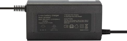 PUCKIPUPPY 54.6V 2A Battery Charger Suitable for 48V Batteries in Saudi Arabia
