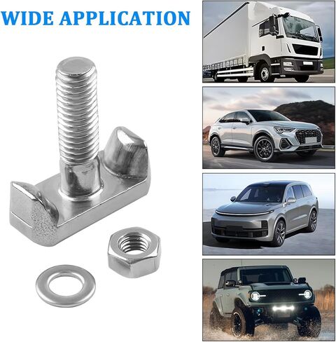 Osilly 4 Set Car Battery Terminal Bolts Kit, T-Shaped OEM# 19116852 Vehicle Battery Cable Extender Screws, Automotive Power Terminal Bolts Replacement Kit, Universal for SUV RV Truck in Kuwait