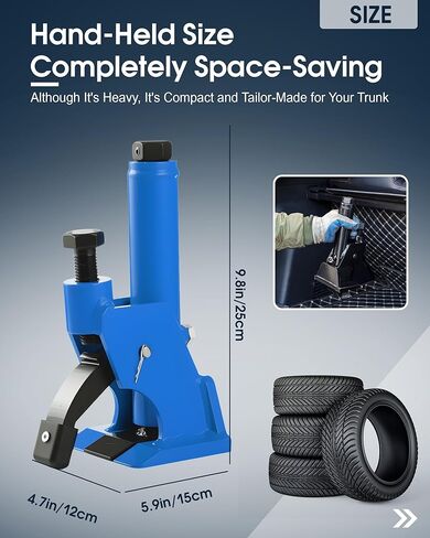 Effort-Saving Manual Tire Bead Breaker, 38"-42" Tires Changer Tool with Rubber Pad, Easy-Operated Tire Repair Tool for Car Truck Tractor Mower ATV RV Blue in Saudi Arabia