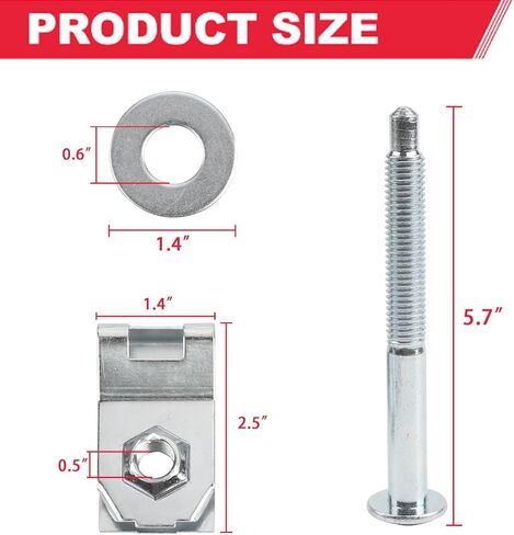 924-311 Truck Bed Mounting Hardware Kit Fits for Ford F250 F350 F450 F550 Super Duty Truck Replaces# W706640S900, W706641S900, W708770S436 in Kuwait
