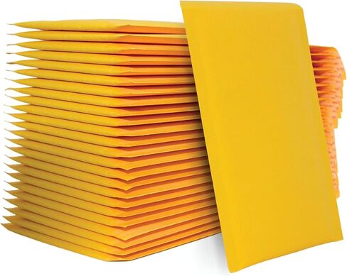 8.5 x 11 Kraft Bubble Mailer – Self-Seal Padded Envelopes - Durable, Waterproof, Shipping Bags for for Secure Packaging (25-PACK) in Saudi Arabia
