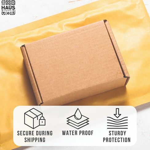 8.5 x 11 Kraft Bubble Mailer – Self-Seal Padded Envelopes - Durable, Waterproof, Shipping Bags for for Secure Packaging (25-PACK) in Saudi Arabia