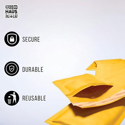 8.5 x 11 Kraft Bubble Mailer – Self-Seal Padded Envelopes - Durable, Waterproof, Shipping Bags for for Secure Packaging (25-PACK) in Saudi Arabia