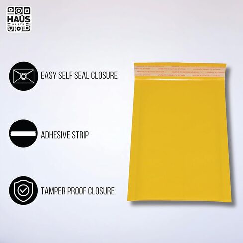 8.5 x 11 Kraft Bubble Mailer – Self-Seal Padded Envelopes - Durable, Waterproof, Shipping Bags for for Secure Packaging (25-PACK) in Saudi Arabia