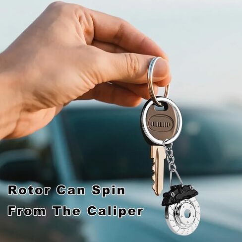 5 PCS Car Parts Model Keychains, Creative Miniature Turbo Keyring Kit, Stylish Auto Parts Keychains for Men Women in Saudi Arabia