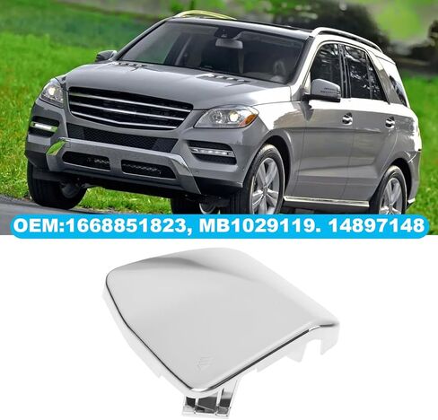 Front Bumper Tow Hook Eye Cover Cap 1668851823 Compatible with Mercedes-Benz ML350 in Kuwait
