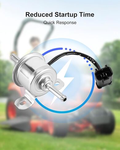 Electric Fuel Pump Replace EG371-52020 EG371-52023 E873-1544K Fit for Kubota Tractor G2000 G2000-S G2460G Mower ZG222 ZG227 ZG327P, 24V in Kuwait