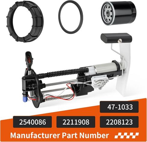 Fuel Pump Assembly W/Oil Filter For Polaris Ranger 1000 XP PRO XD 2000G 4000G Full-Size Gas 2018-2026 47-1033 2208123 2211908 in Kuwait