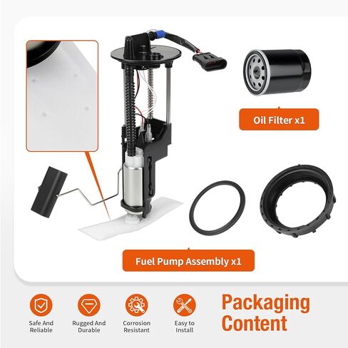 Fuel Pump Assembly W/Oil Filter For Polaris Ranger 1000 XP PRO XD 2000G 4000G Full-Size Gas 2018-2026 47-1033 2208123 2211908 in Kuwait
