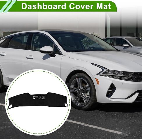 Dash Cover for Kia K4 2025 Dashboard Cover Car Interior Anti-Slip/Anti Dust Flannel Black 1 Pc in Kuwait