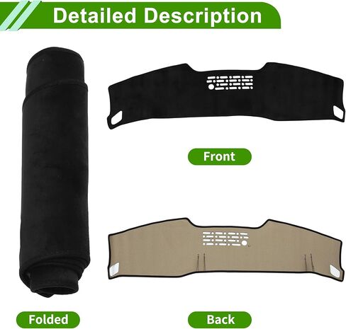 Dash Cover for Kia K4 2025 Dashboard Cover Car Interior Anti-Slip/Anti Dust Flannel Black 1 Pc in Kuwait