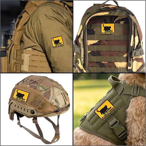 Oh Lawd He Treadin' Patch, Funny Cat Meme Embroidered Hook and Loop Morale Patch, 3 Inch Tactical Patch for Backpacks Jackets Vests in Kuwait