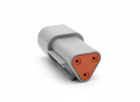 DT04-3P 3 Pin Connector Kit, Waterproof Automotive Electrical Plug, DT Series Male Connector with 3 Solid Contacts & W3P Wedge Lock, 14-20 AWG in Kuwait