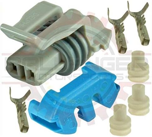 Ballenger Motorsports - Compatible with GM Delphi/Packard - 2 Way Metripack 150 Plug Pigtail, Gray in Saudi Arabia
