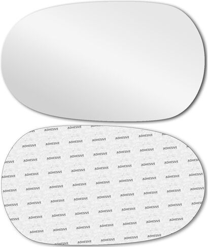 New Replacement Flat Mirror Glass with Full Size Adhesive for 2003-2008 Jaguar X-Type S-Type 2004-2007 XJR XJ8 Vanden Plas Super V8 Driver Side View Left LH in Kuwait