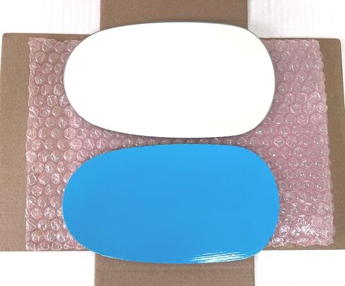 New Replacement Flat Mirror Glass with Full Size Adhesive for 2003-2008 Jaguar X-Type S-Type 2004-2007 XJR XJ8 Vanden Plas Super V8 Driver Side View Left LH in Kuwait