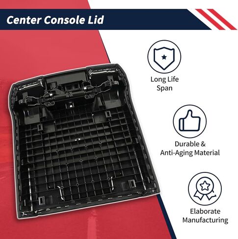 غطاء مسند ذراع وحدة التحكم المركزية متوافق مع Ford F150 F-150 2015 2016 2017 2018 2019 2020 استبدال GL3Z-1506024-AB، FL3Z-1506024-AA غطاء غطاء وحدة التحكم المركزية in Kuwait
