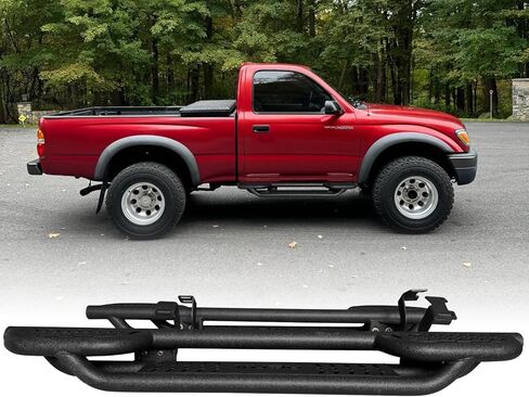 Drop Down Side Step Bars Running Boards Compatible with 2005-2023 Toyota Tacoma Regular Cab (All Tacoma Regular Cab) in Kuwait