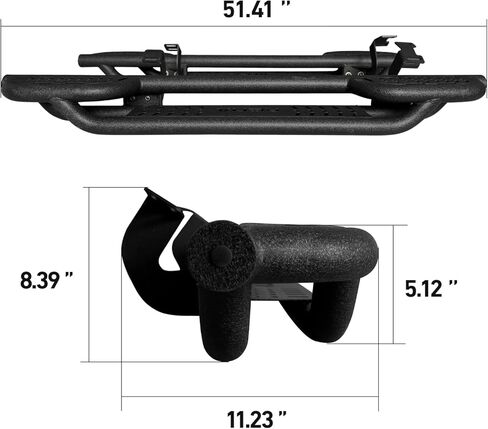 Drop Down Side Step Bars Running Boards Compatible with 2005-2023 Toyota Tacoma Regular Cab (All Tacoma Regular Cab) in Kuwait
