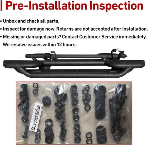Drop Down Side Step Bars Running Boards Compatible with 2005-2023 Toyota Tacoma Regular Cab (All Tacoma Regular Cab) in Kuwait