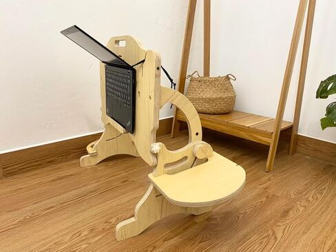Laptop Desk Designed for Lying Down Sitting Posture, Helping to Relax The Neck & Back, Various Positions: Sitting Lying On Bed, Sofa, Floor in Kuwait