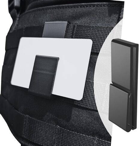MOLLE ID Holder - Tactical ID Badge Holder for Police ID, Military ID, or Driver's License -Fits All Molle Vests Or Duty Belts - Clip On Card Holder - Law Enforcement Accessories/Police Officer Gear in Saudi Arabia