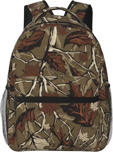 Camouflage Hunting Tree Backpacks Laptop Bookbag Computer Bag Hiking Travel Daypack for Women Men in Kuwait