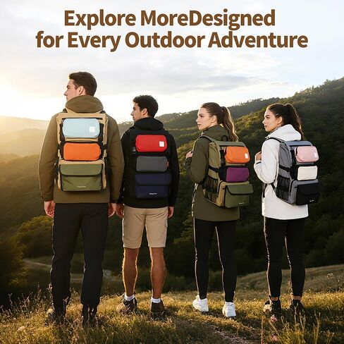 FLYINGFOX Men's and Women's Detachable Outdoor Sports and Casual Backpack with Laptop Compartment, Ideal for Daily Commuting, Outdoor Activities and School （black） in Kuwait