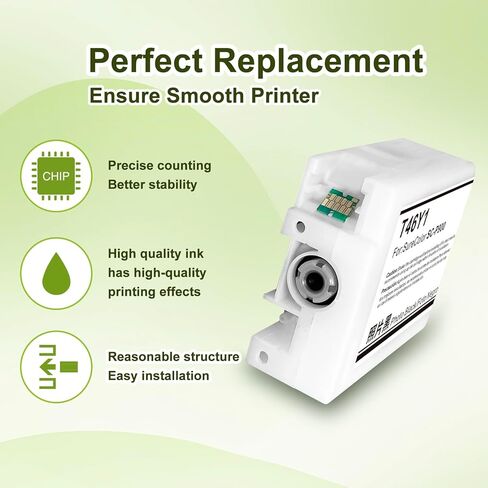 خراطيش حبر T46Y مجموعة حبر SC-P900 بديلة Ultrachrome PRO10 لطابعة SureColor P900 (10 عبوات) in Kuwait