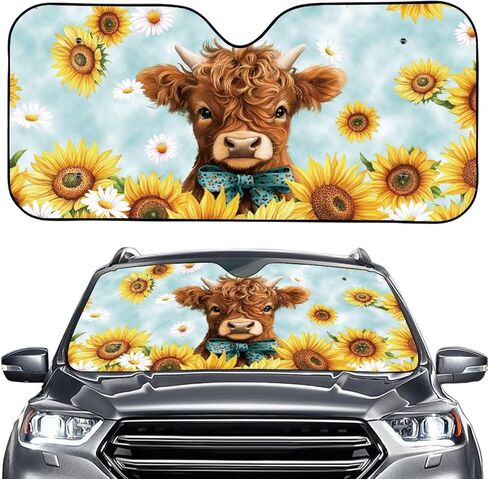 Aztec Sea Turtle Sun Shade for Car Windshield Animal Turtle Sunshade for Car Front Window and Interior Sun Protection Automotive Accessories Automotive Window Sunshade Protector,Universal Fit in Kuwait