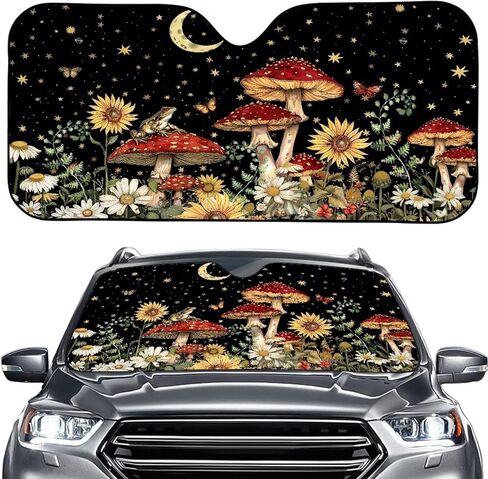 Aztec Sea Turtle Sun Shade for Car Windshield Animal Turtle Sunshade for Car Front Window and Interior Sun Protection Automotive Accessories Automotive Window Sunshade Protector,Universal Fit in Kuwait
