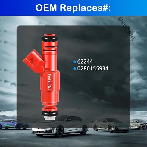 Upgraded Fuel Injectors 0280155934 Compatible with Dodge Dakota/Durango/Ram 1500/1500 Van/2500 Van/3500 Van 2000 2001 2002 2003,for Ram 2500/3500 2000-2002 Set of 8 62244 Injectors 5.9L in Saudi Arabia