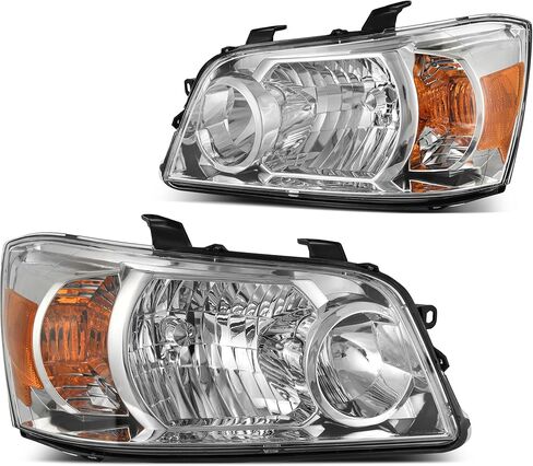 مجموعة المصابيح الأمامية DWVO متوافقة مع 2006 2007 2008 2009 Prius 06-09 Prius Headlamp Pair استبدال عاكس الإسكان الكروم يسار + يمين (لا يناسب طراز Prius 2010 الذي تم شراؤه في 2009) in Kuwait