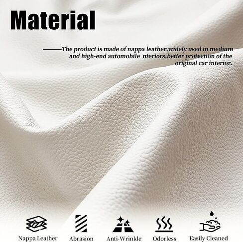 Car Seat Covers for Tesla Model Y seat Cover 2025 2026 Juniper Full Set Custom Front & Back Seat Protector Accessories Breathable Easy to Clean White in Saudi Arabia