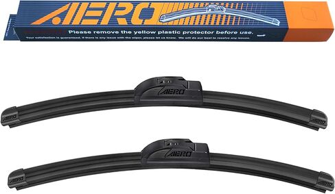 AERO Wipers OEM Replacement for Toyota Land Cruiser 1997-1983, 18"+18" Front + 16" Rear, Premium All-Season Windshield Wiper Blades with Extra Squeegee Refills + 1-Year Warranty (Set of 3) in Kuwait