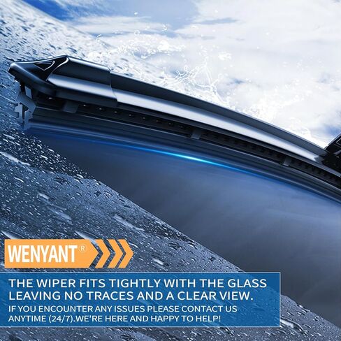 Windshield Wiper Blades for My Car Original Equipment Automotive Replacement Compatible with 2007-2017 VW Volkswagen Tiguan Front and Rear Wiper Blades Set - 24"/21"/13"(Set of 3) in Saudi Arabia
