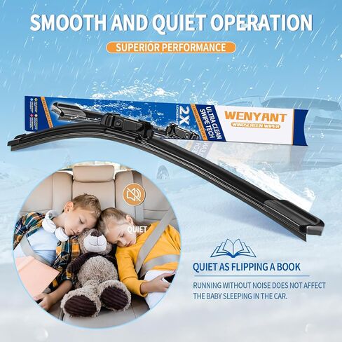 Windshield Wiper Blades for My Car Original Equipment Automotive Replacement Compatible with 2007-2017 VW Volkswagen Tiguan Front and Rear Wiper Blades Set - 24"/21"/13"(Set of 3) in Saudi Arabia